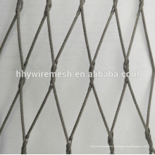 Engranzamento da corda do jardim zoológico para a malha da corda do cabo do weave da mão das gaiolas do animal para o cerco do jardim zoológico